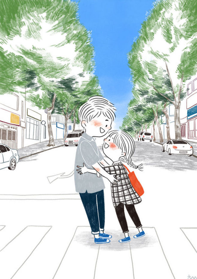 平凡的小幸福，来自韩国艺术家 Chassam