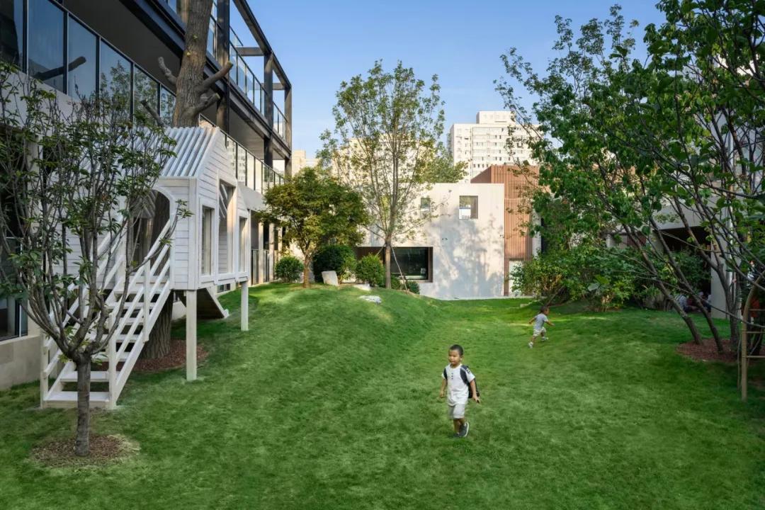 北京爱之园,幼儿园花园景观打造