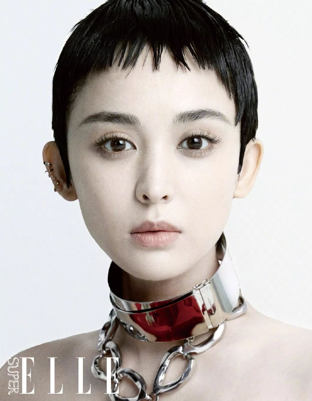 古力娜扎超短发造型曝光,古力娜扎短发解析