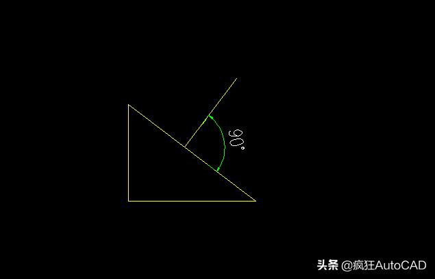 cad如何在一条斜线中点上画垂直线,cad如何从一个点作一条线的垂直线