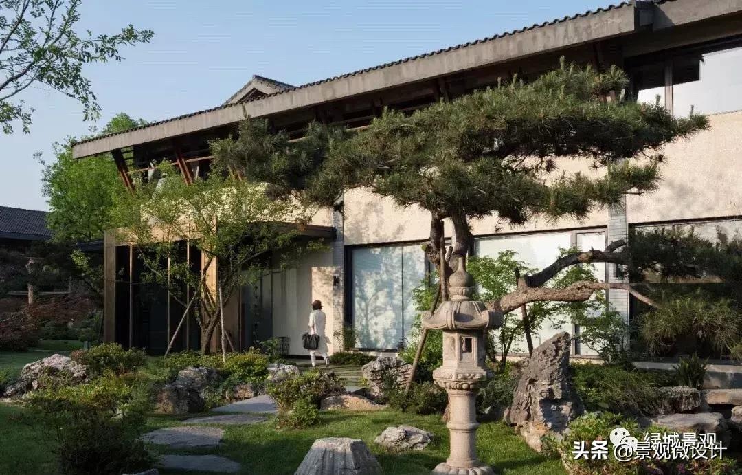 杭州日式禅意小庭院,西溪里禅意庭院效果图