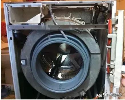 西门子洗衣机水封轴承多少钱,滚筒洗衣机换轴承水封全过程