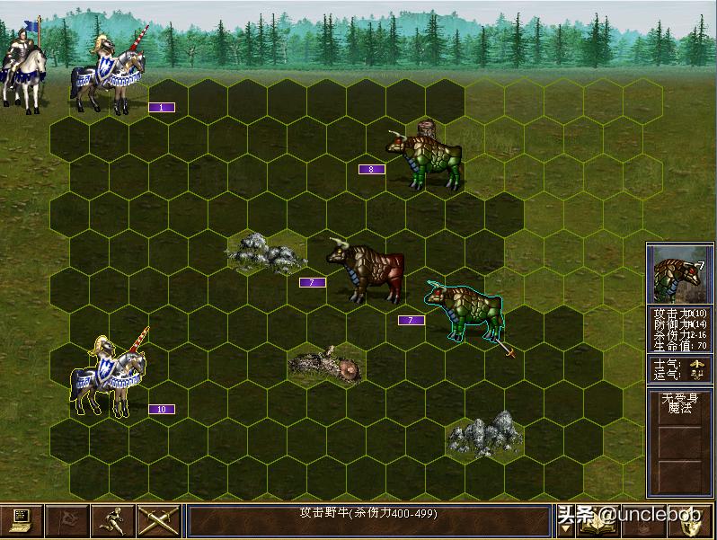 英雄无敌3打比蒙的图,英雄无敌3死亡阴影与深渊号角