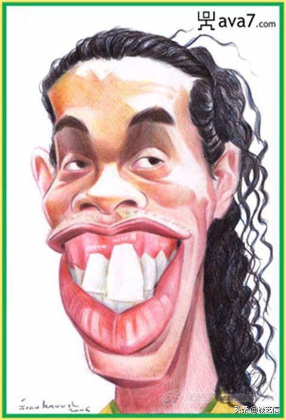 罗纳尔迪尼奥漫画图,罗纳尔迪尼奥搞笑图片