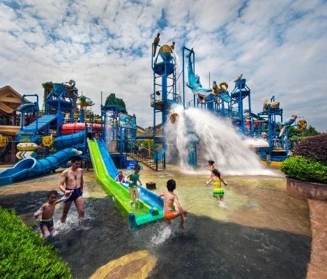 避暑胜地亲子游金华,金华适合小宝宝玩的水上乐园