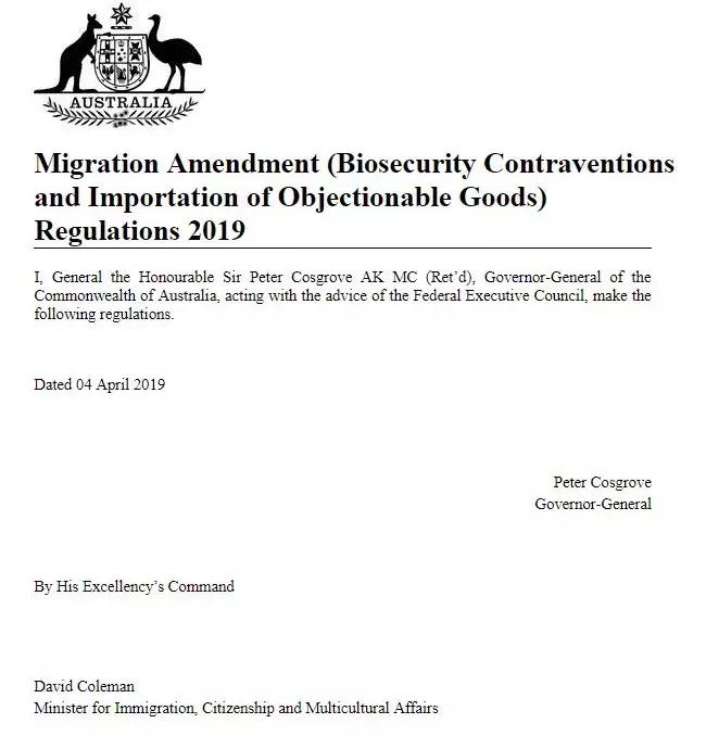 澳洲入境最新规定对留学生的影响,澳洲禁止入境物品最新规定