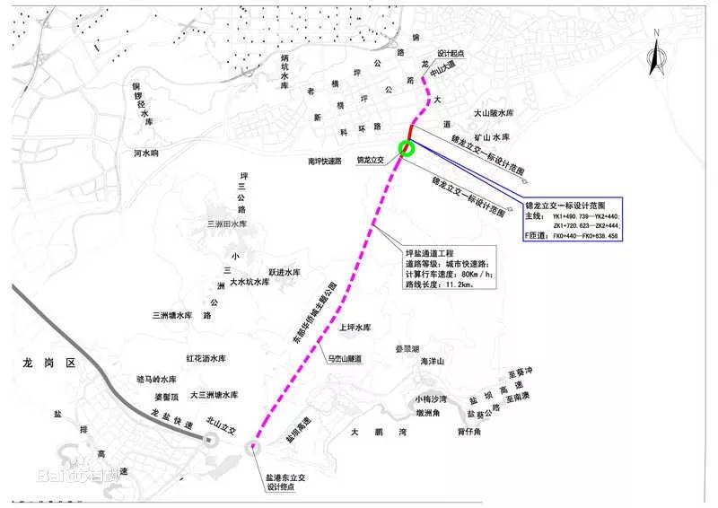 坪山与大亚湾交通对接,坪山临大亚湾道路建设