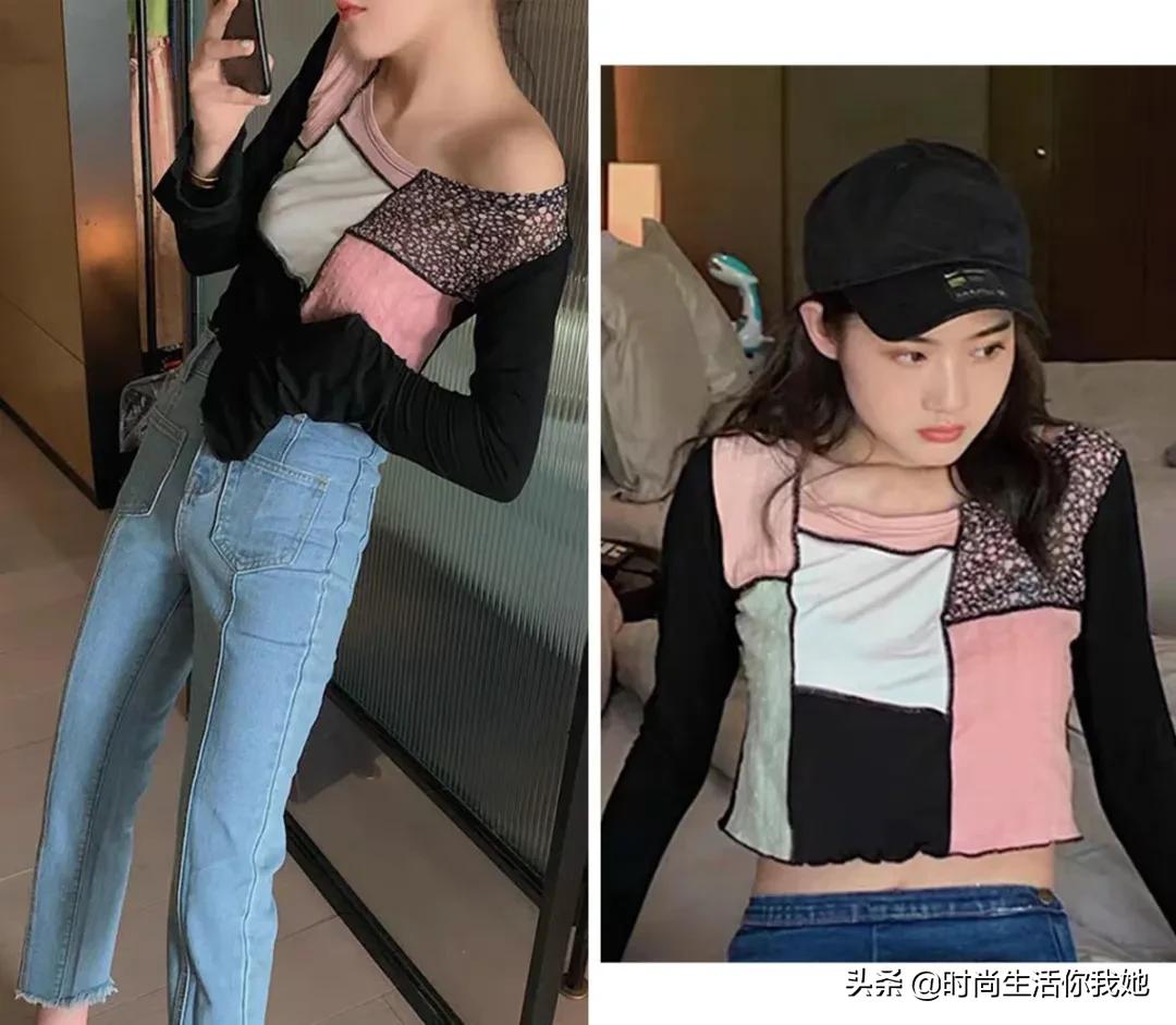 小个子穿搭145-150高腰裤子,小个子穿搭150高腰上衣