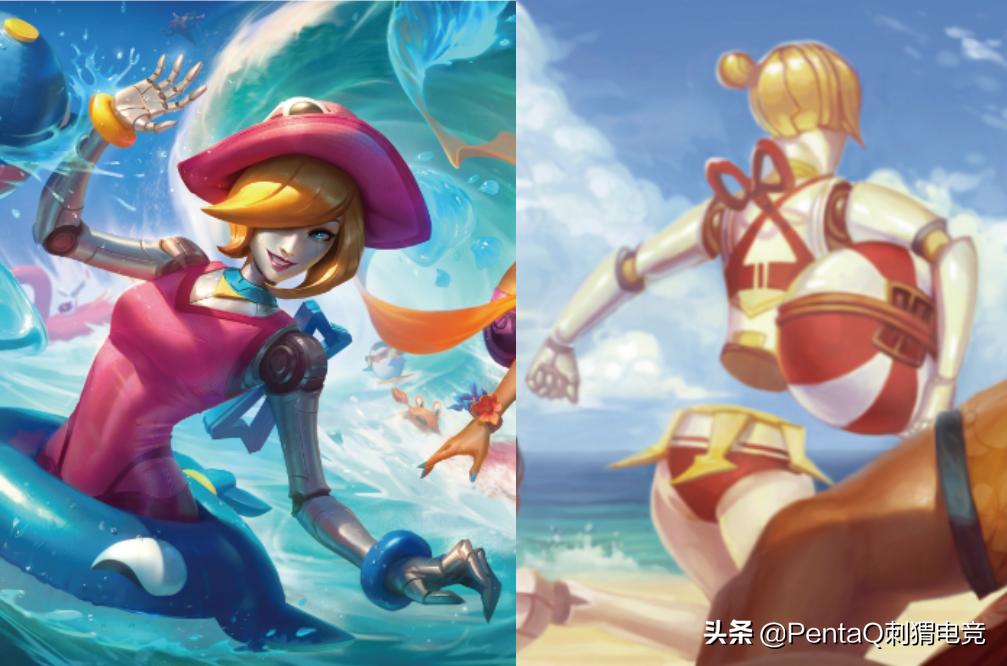 lol泳池派对男枪皮肤技能,lol男枪泳池皮肤视频