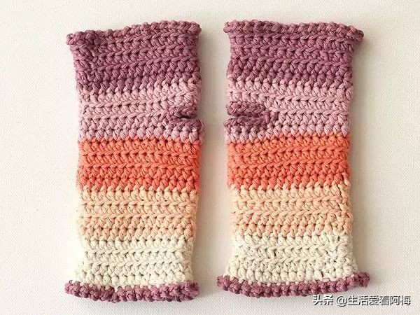 0-6个月的手套编织教程,冬季保暖简约手套编织视频教程