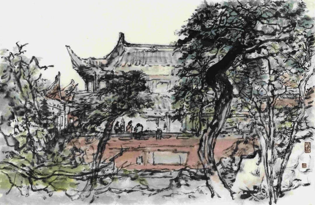 百幅红色主题书画创作展,百年中国画名家展