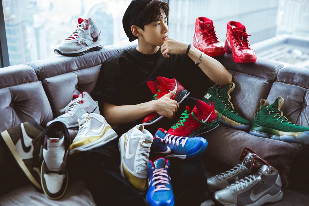 白敬亭又买鞋了吗,白敬亭球鞋大全