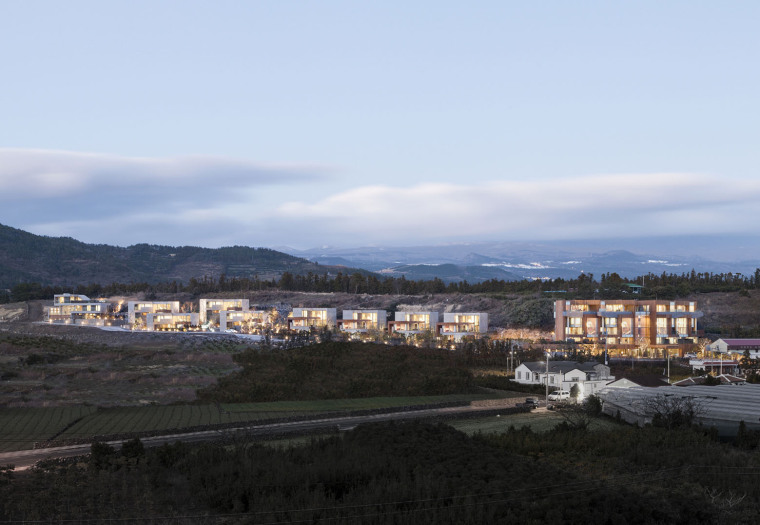济州岛的贝希泳池别墅,韩国济州岛海景独栋大别墅