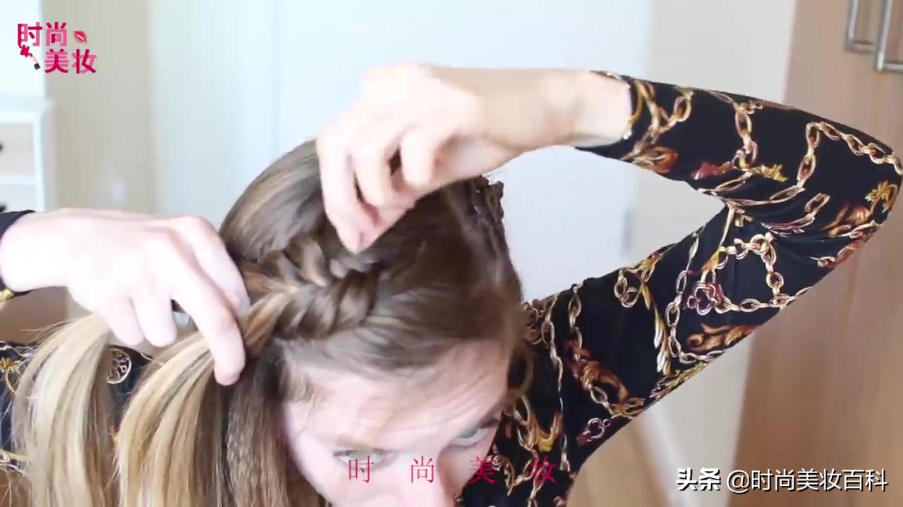 鱼尾辫发型图片大全,鱼尾辫发型diy教程