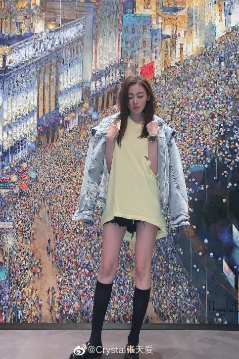 张天爱鳄鱼与牙签鸟长腿,张天爱变漂亮了