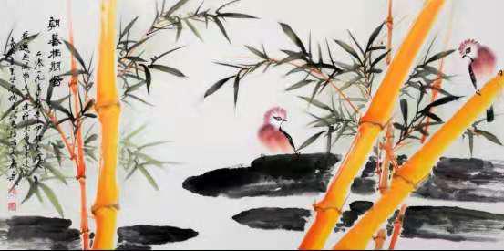 金竹画名家,柴寿武金竹国画技法