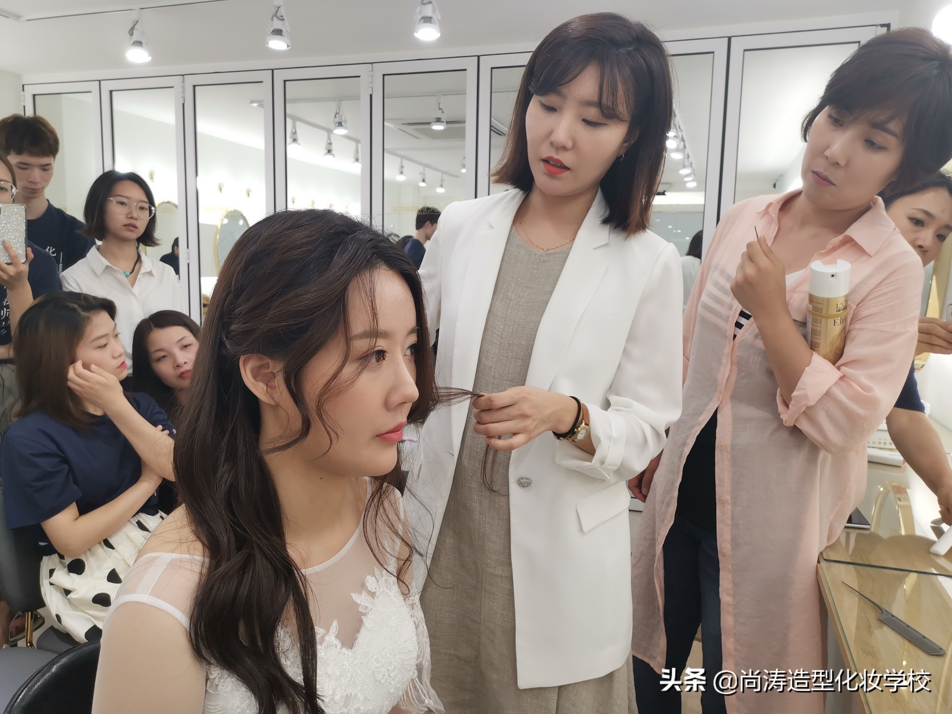 韩式新娘造型教程,韩式新娘造型步骤教程