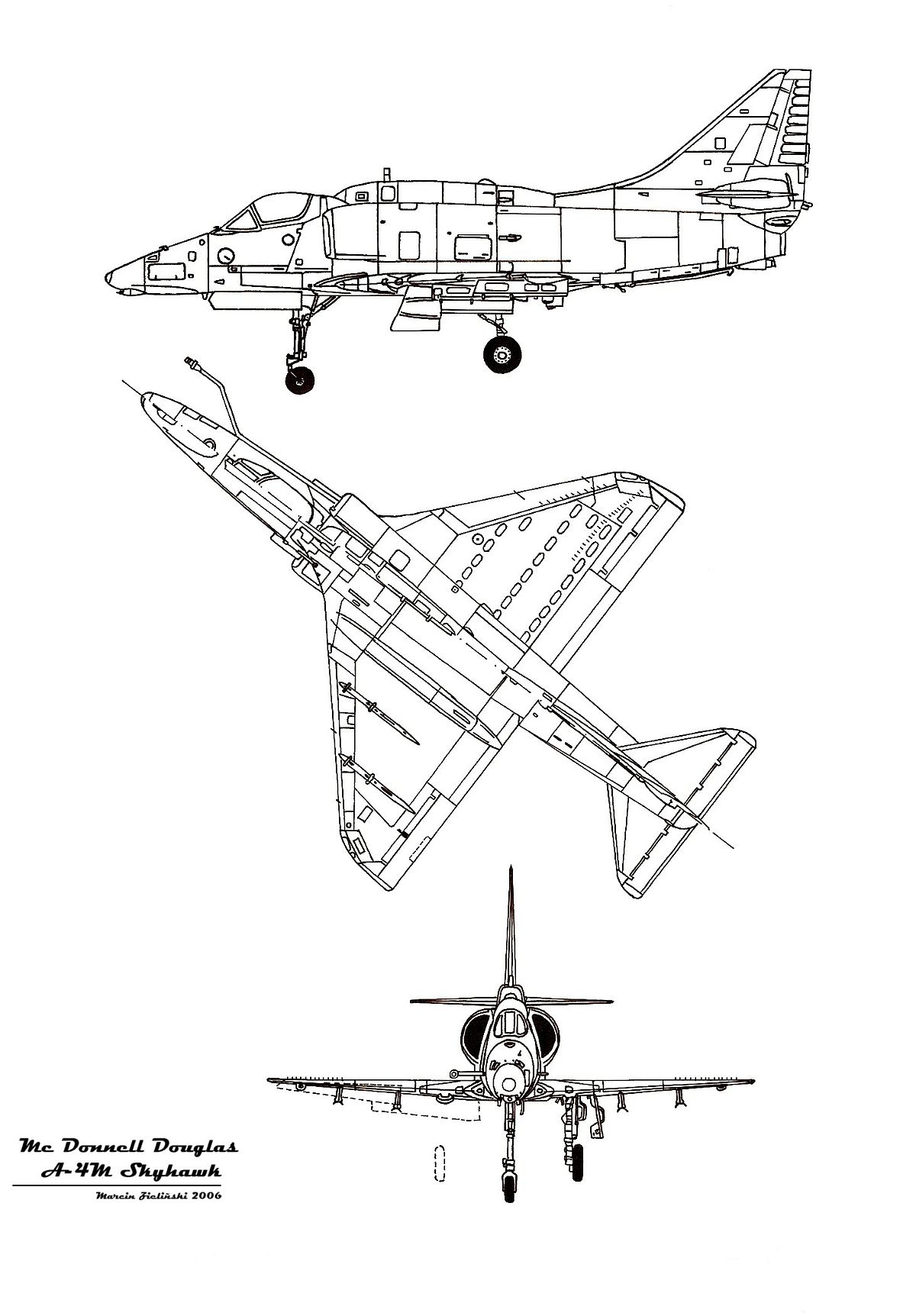 久负盛名——DouglasA4D/A-4Skyhawk“天鹰”