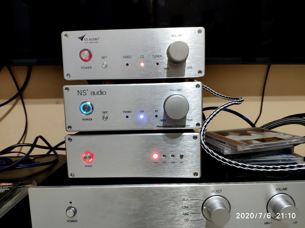 外观、工作点、元件都升级的自然声A50小型功放—YS3886升级记