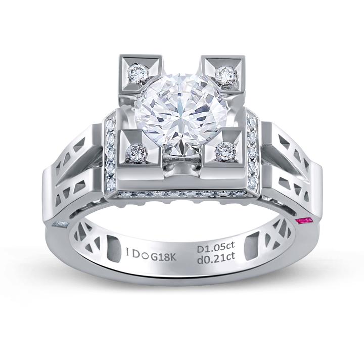 IDo有款像埃菲尔铁塔的钻戒是什么钻戒