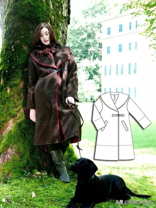 时装设计图手绘教程,服装制版图案大全