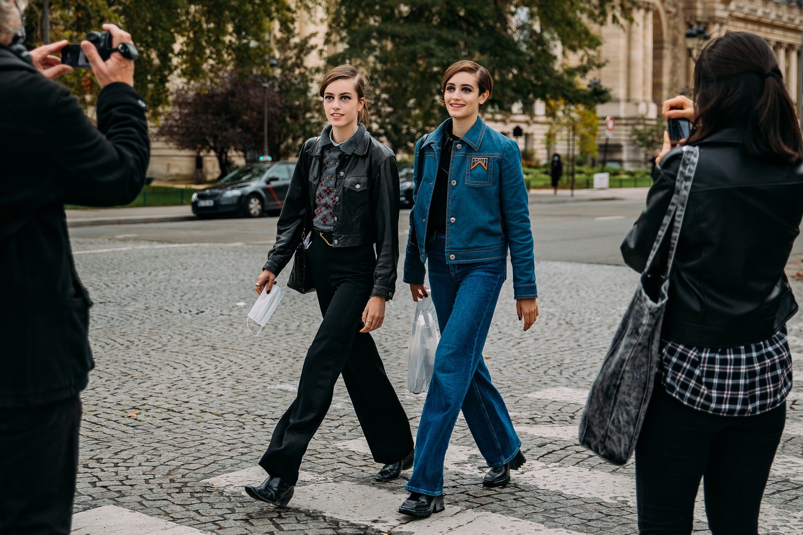 2023春夏巴黎时装周街拍特辑,2021巴黎高定时装周街拍