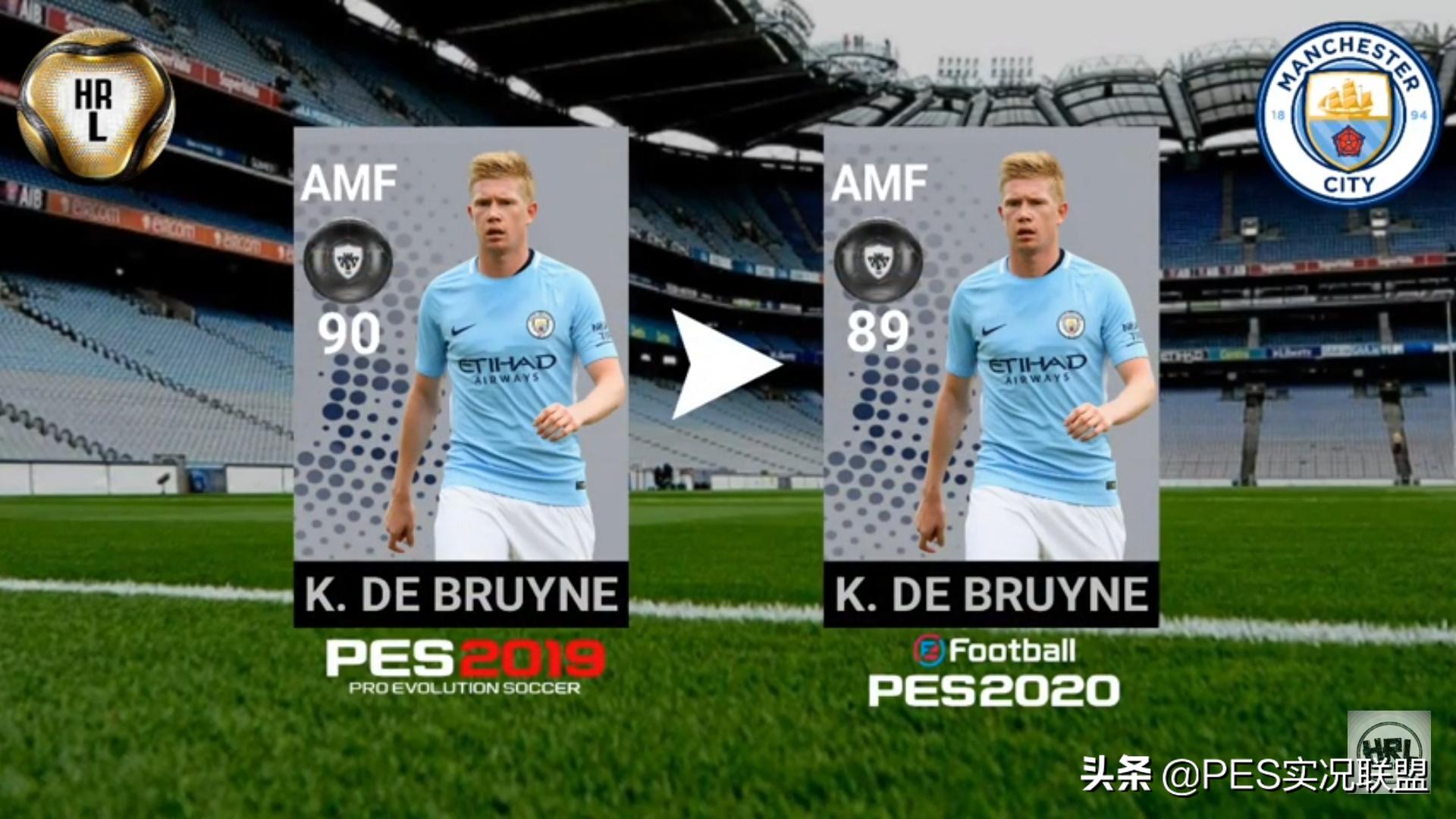 「实况联盟」2人升黑！曼城球员下赛季能力值权威预测