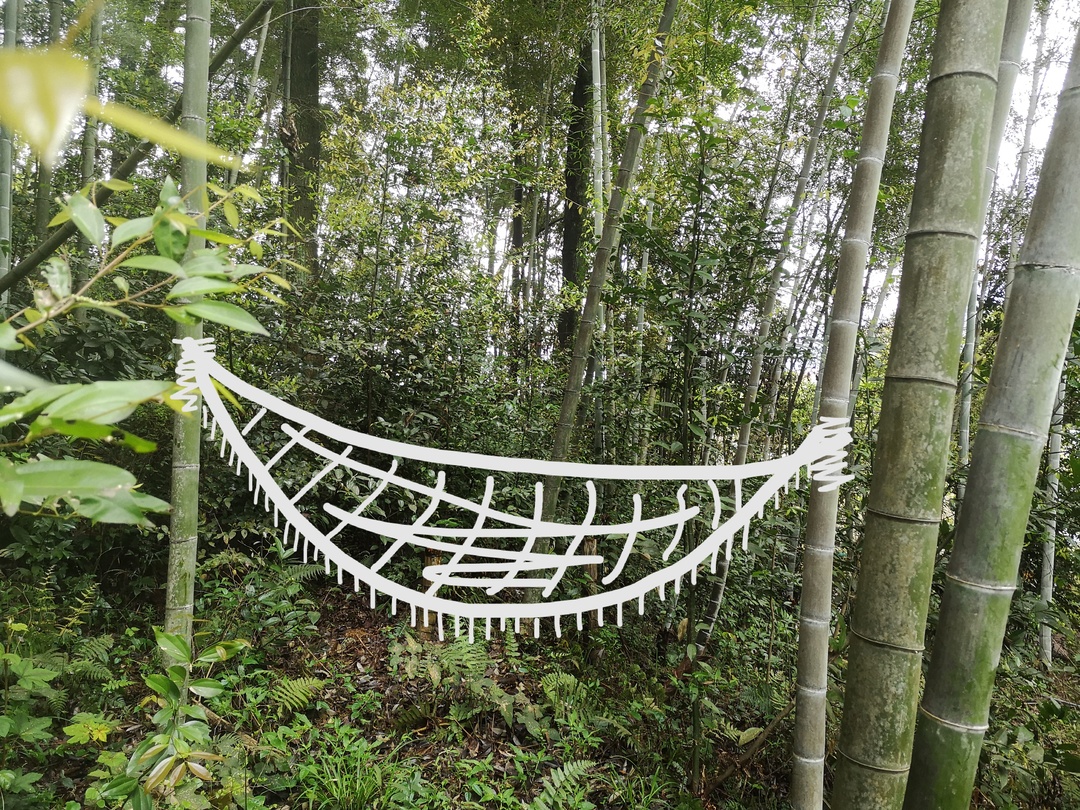 在森林书店的日子,在森林里看书的女孩