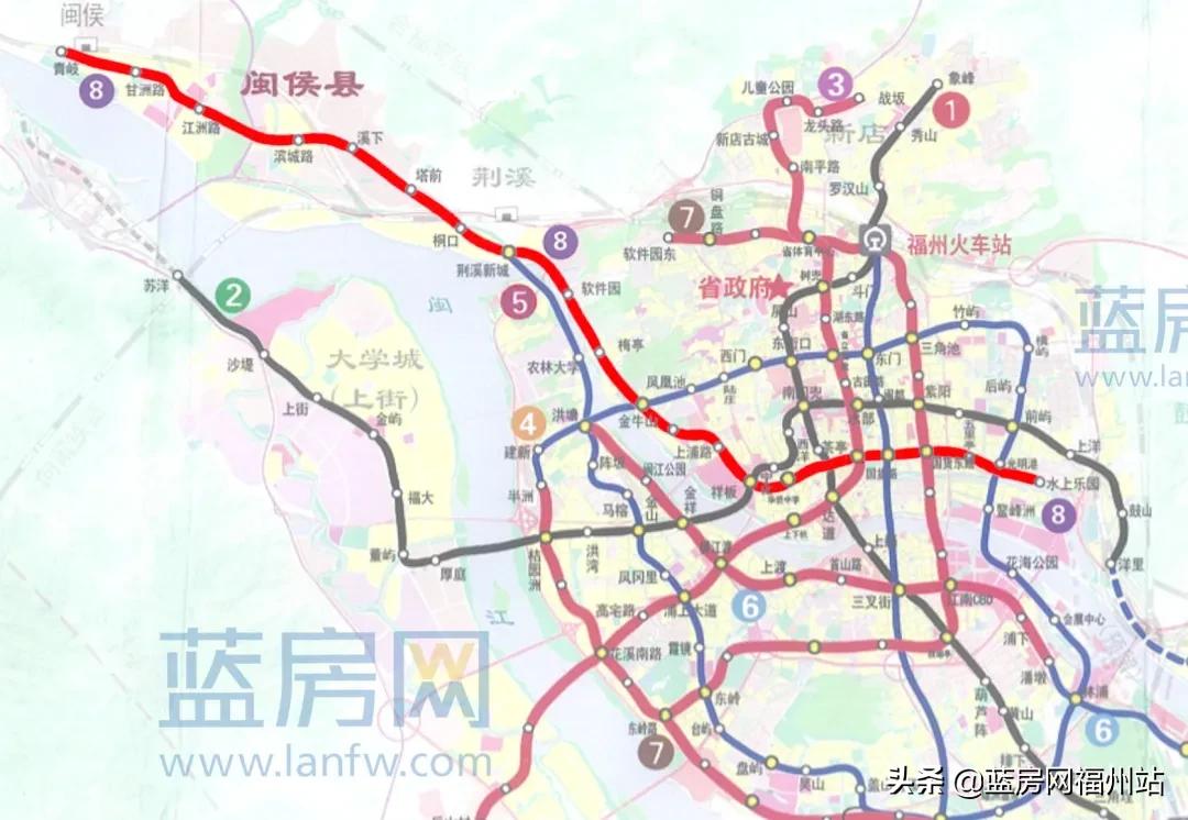 福州规划几条地铁,福州四所小学规划