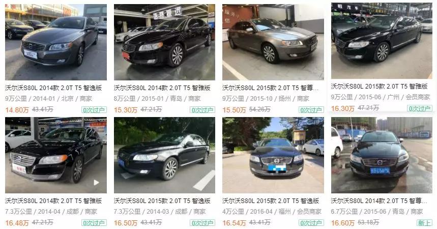 05年沃尔沃s80排量,5年的沃尔沃s60l能买吗