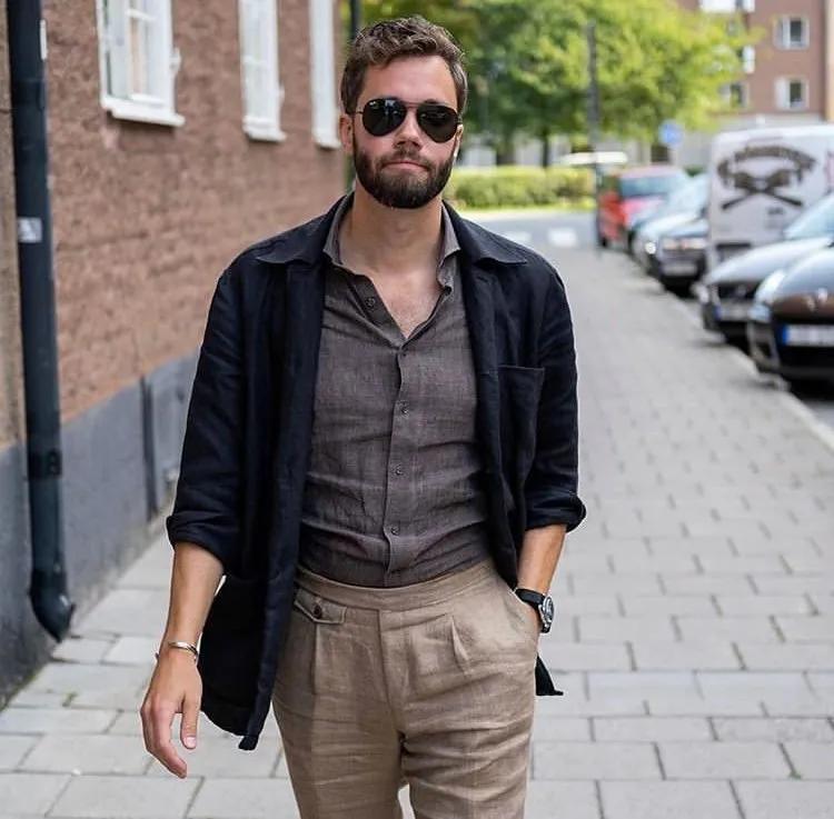 亚麻衬衫对比,今年流行的亚麻衬衫哪些人不适合