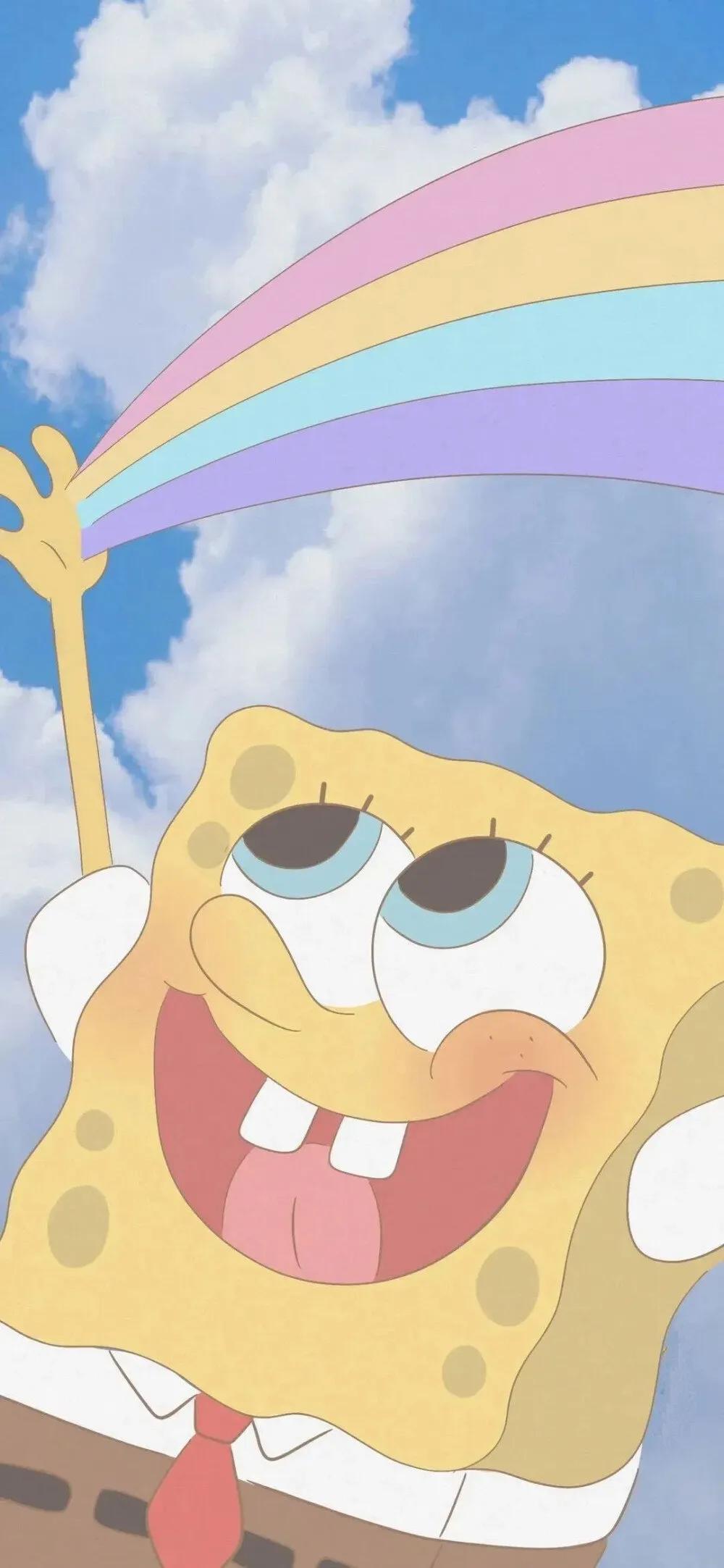 一些海绵宝宝的壁纸,海绵宝宝可以根据时间变化的壁纸