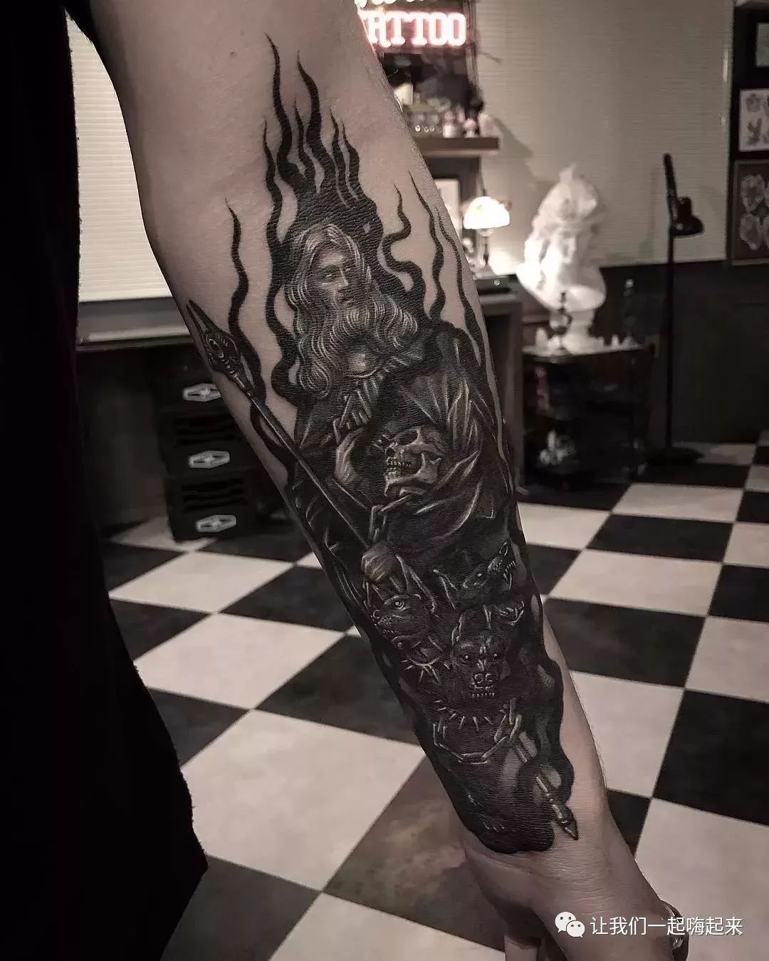 暗黑风格的纹身,暗黑风格纹身简洁