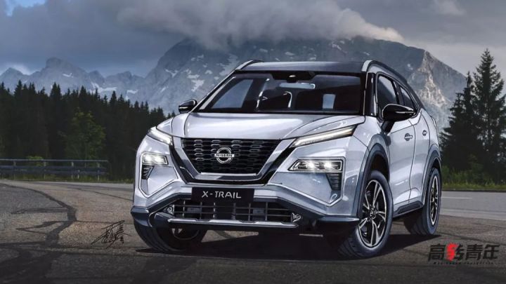 日产全新一代奇骏效果图,全新日产奇骏实车图曝光