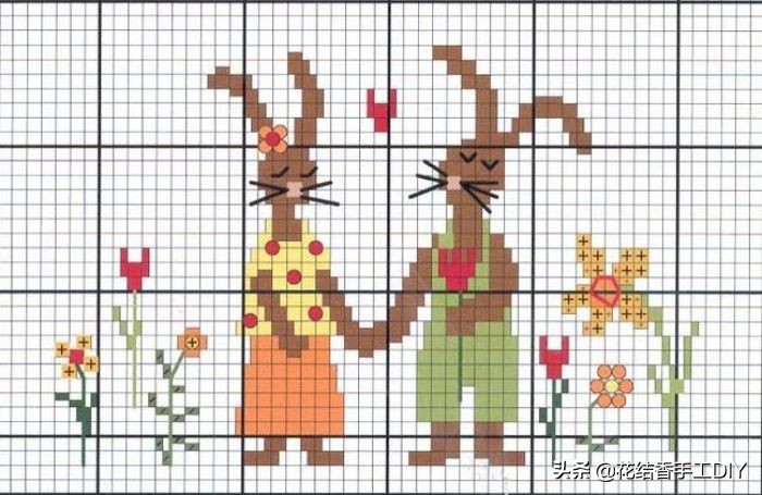 小型十字绣图案大全免费,简单好绣的十字绣图案