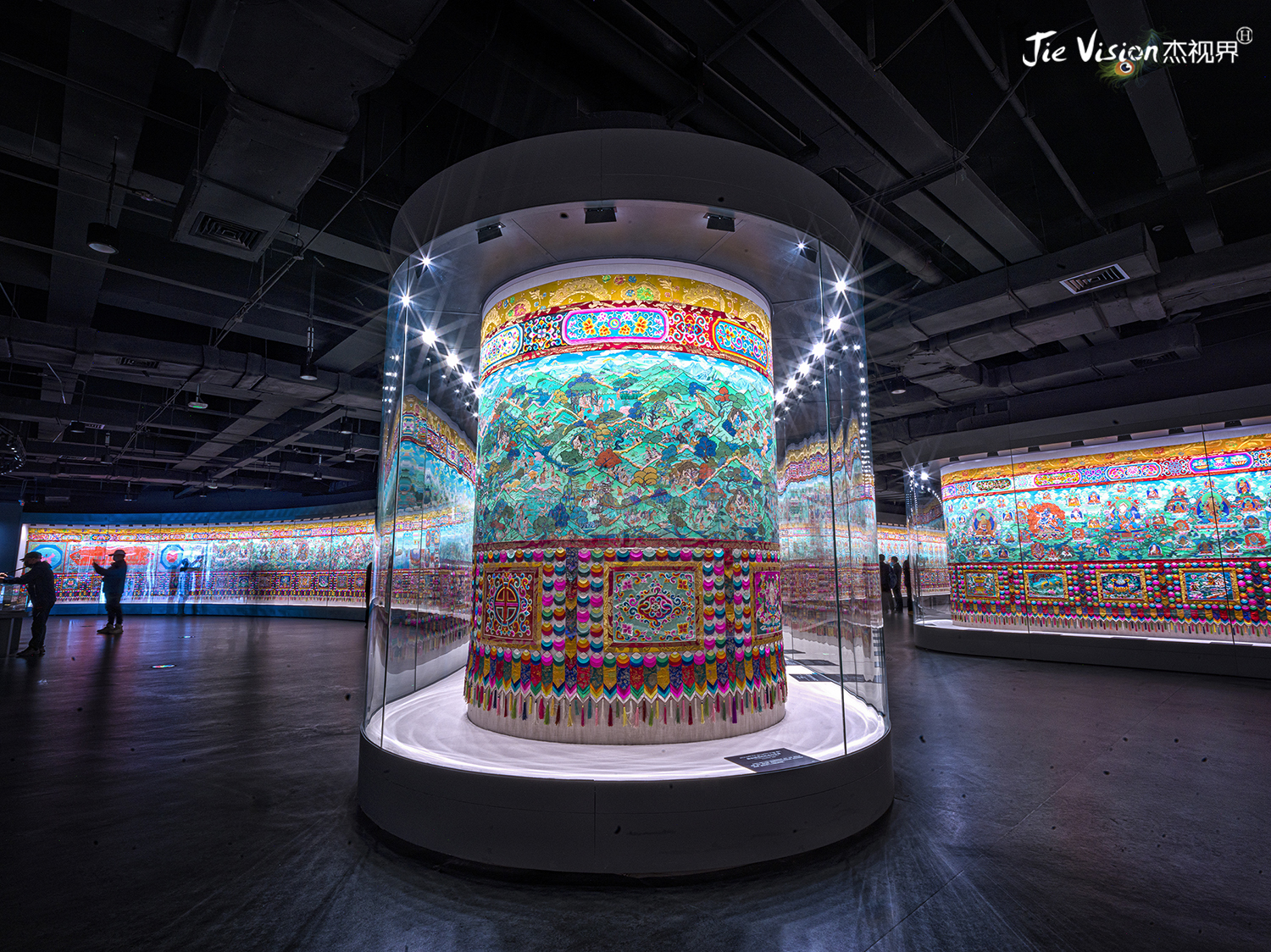 深入解读一幅唐卡诞生的过程,4人共同创作