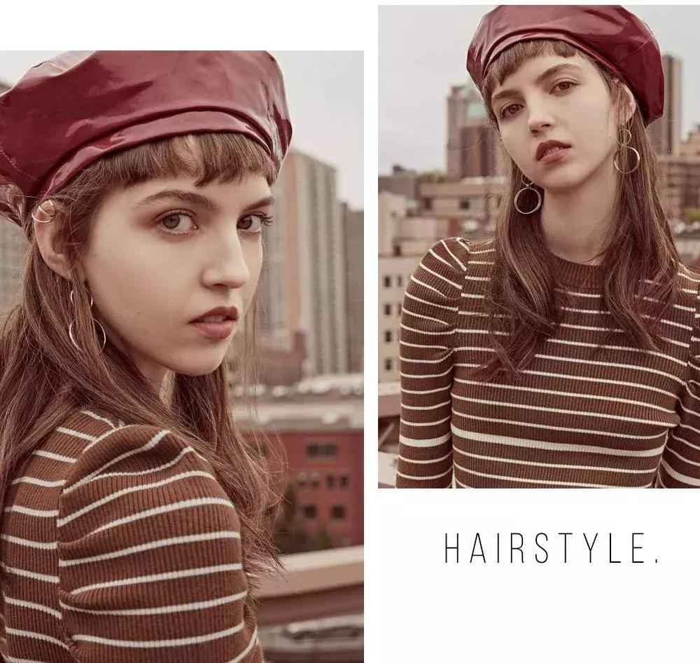 有刘海30-40岁懒人减龄扎发显脸小,除了齐刘海长脸型还适合什么刘海