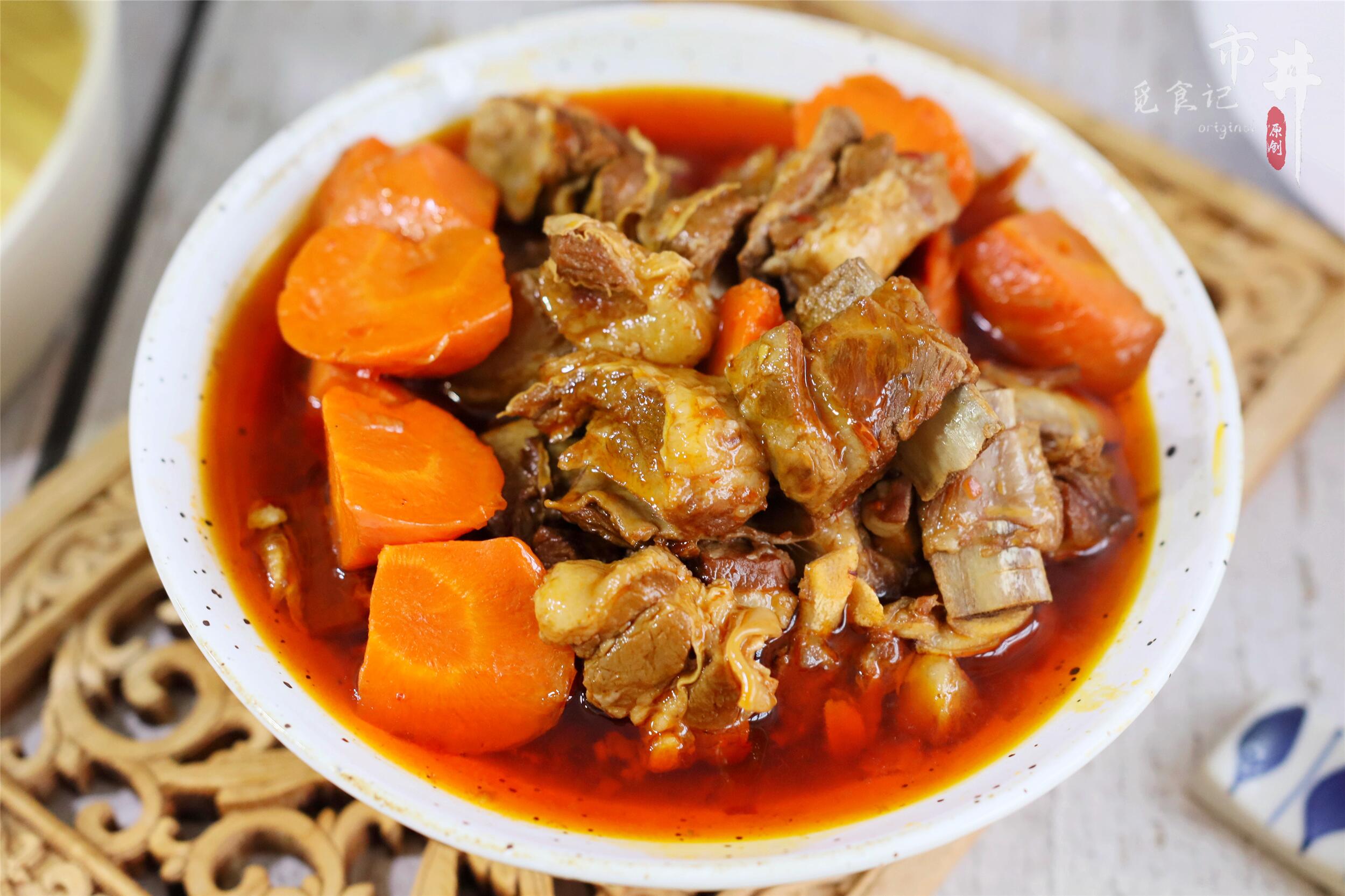 吃不了羊肉膻味是什么体质,用火锅底料做的烩羊肉