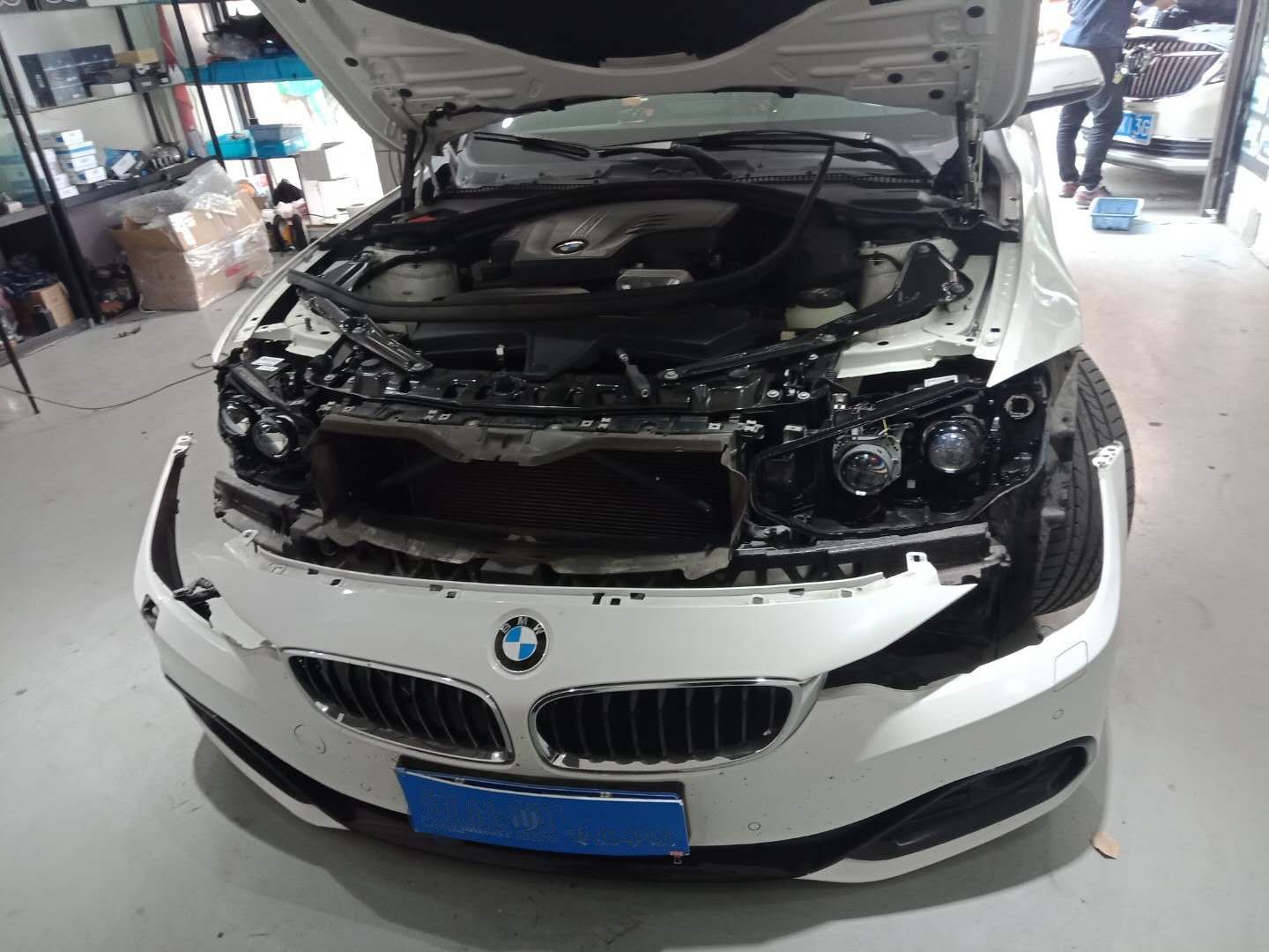 宝马4系改大灯要多久,宝马4系大灯近光灯怎么换