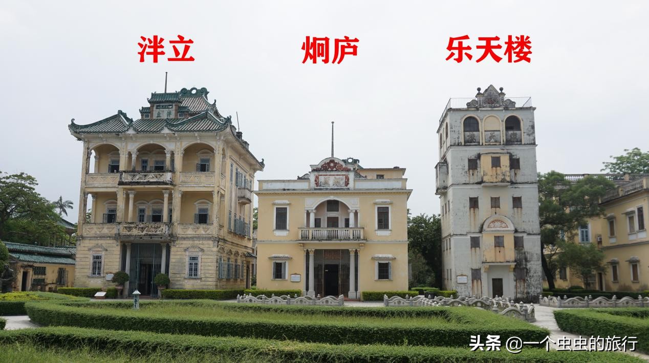 华侨公园全景图,开平立园园林