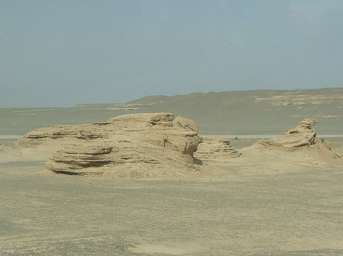 敦煌雅丹魔鬼城景观,大西北七彩丹霞地貌风景绝美震撼