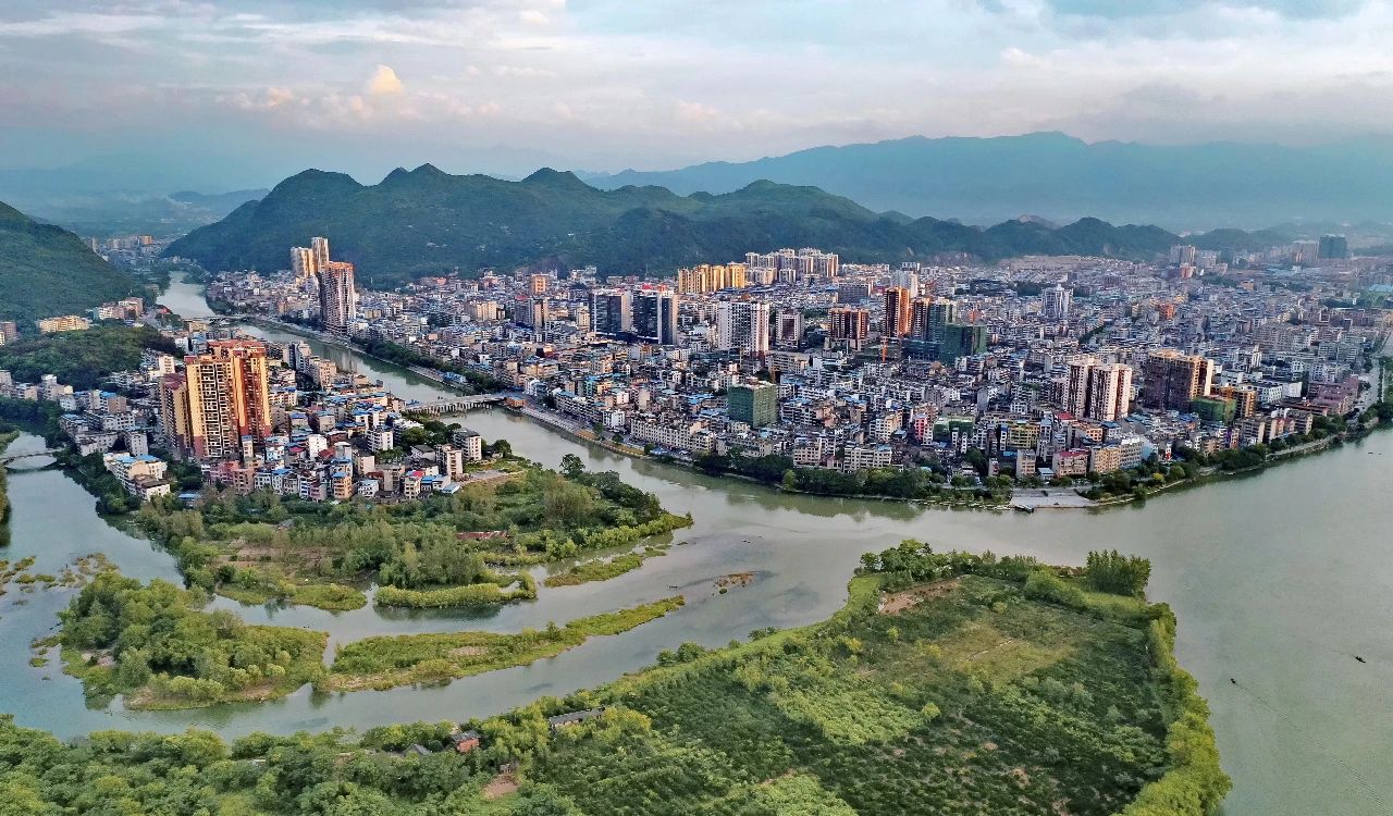 无人机拍摄的广西,桂林无人机拍风景视频