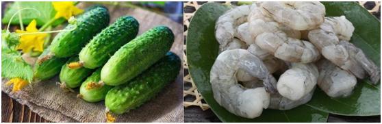 黄瓜虾仁的做法减脂餐,荸荠苹果芹菜黄瓜沙拉