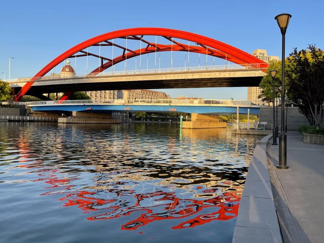 天津绝美夜拍,天津超美晚霞