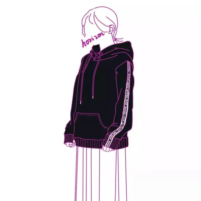 森系简约黑白手绘头像,个性原宿风手绘头像