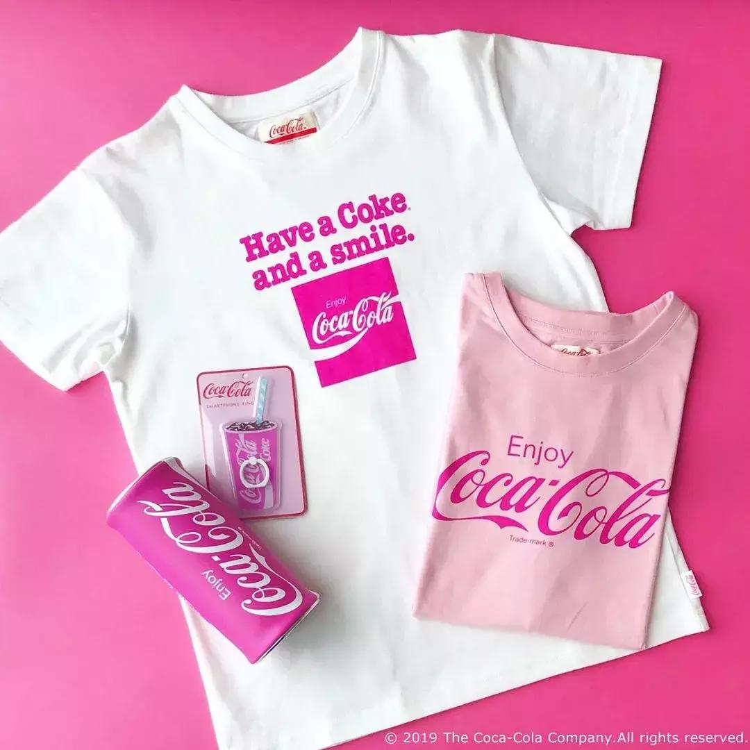 可口可乐迪士尼,可口可乐潮牌t恤情侣款