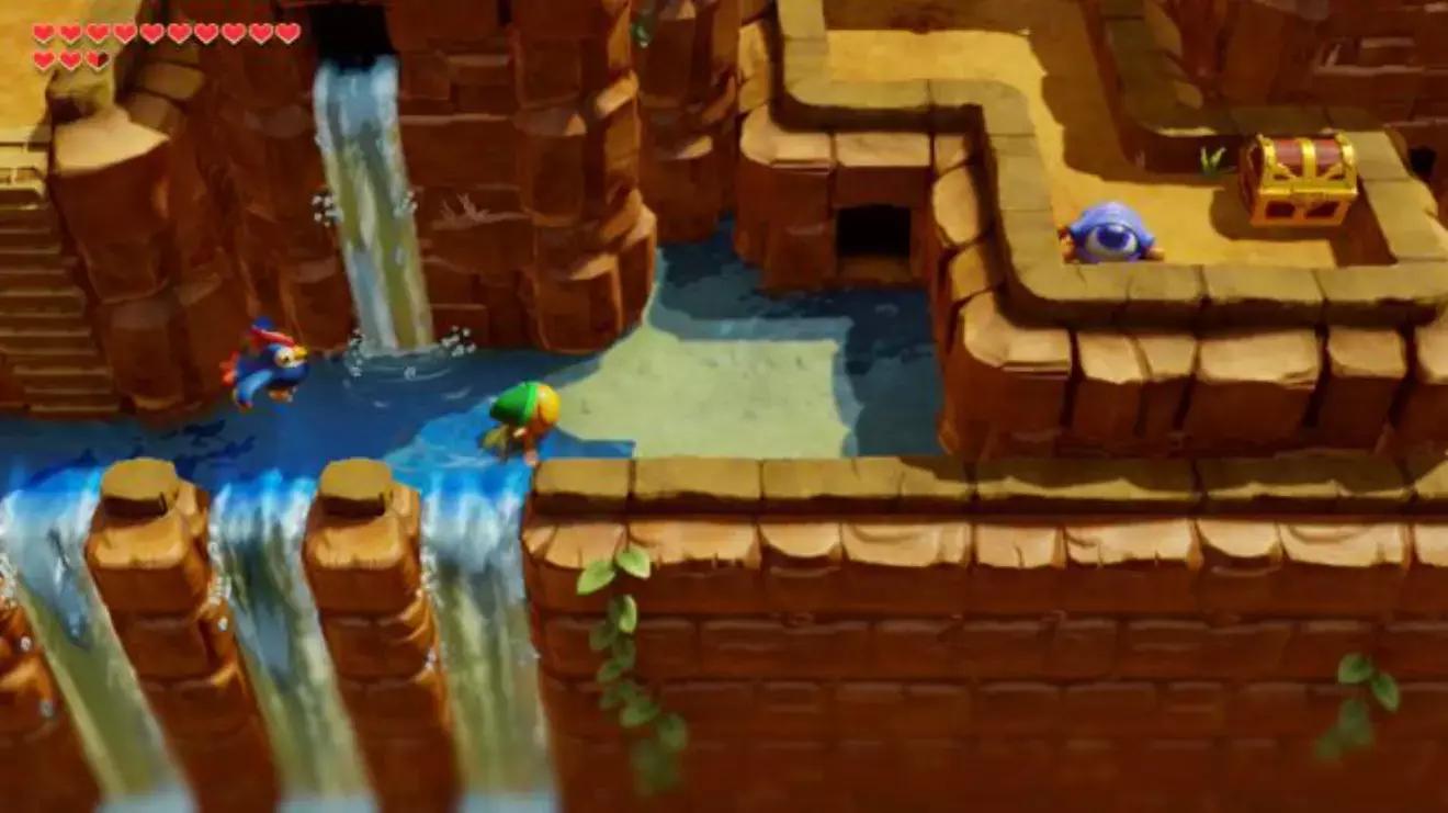 塞尔达织梦岛大鹫塔抓到就丢下去,塞尔达传说织梦岛进入游戏没反应