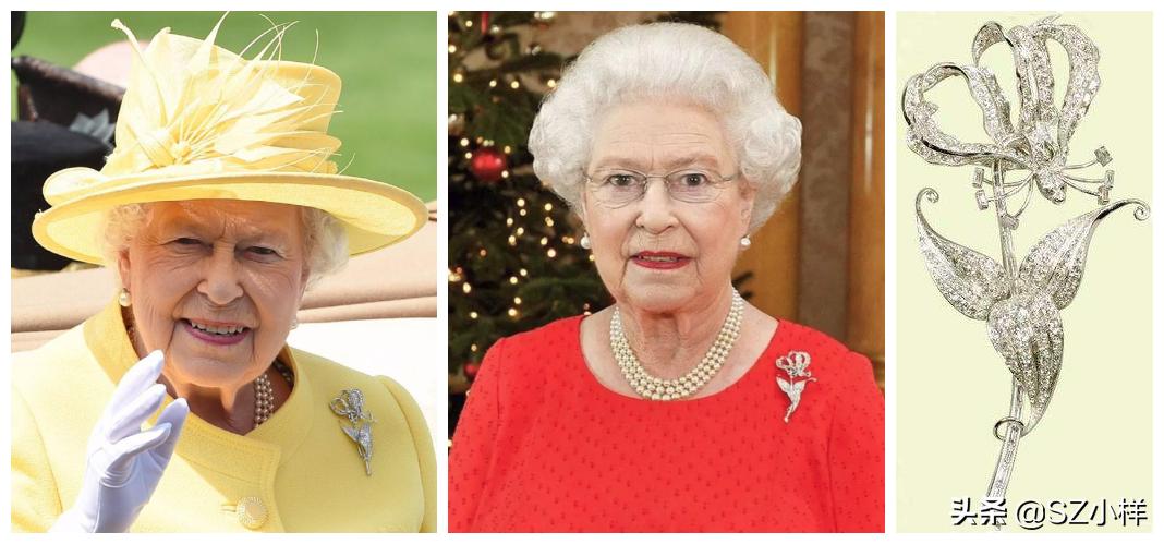 英国女王多奢侈,英国女王佩戴珠宝来源图