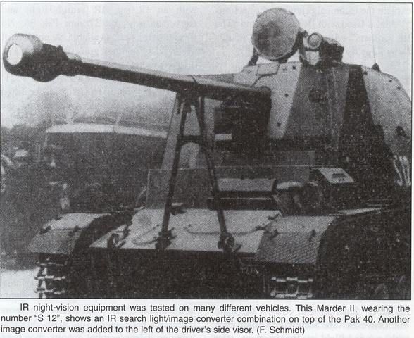 二战德军单兵夜视仪,二战时期德军夜视仪