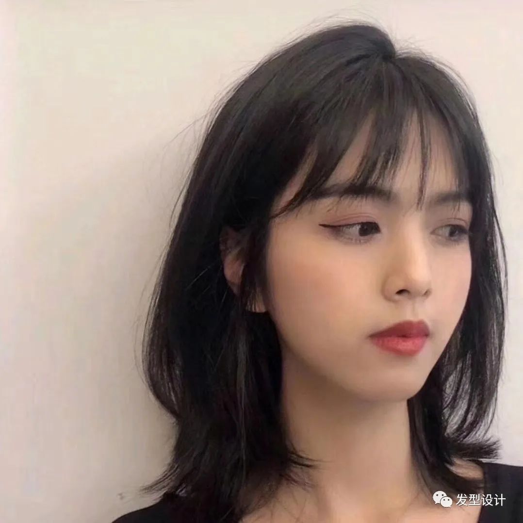八大网红刘海短发,无刘海短发发型女